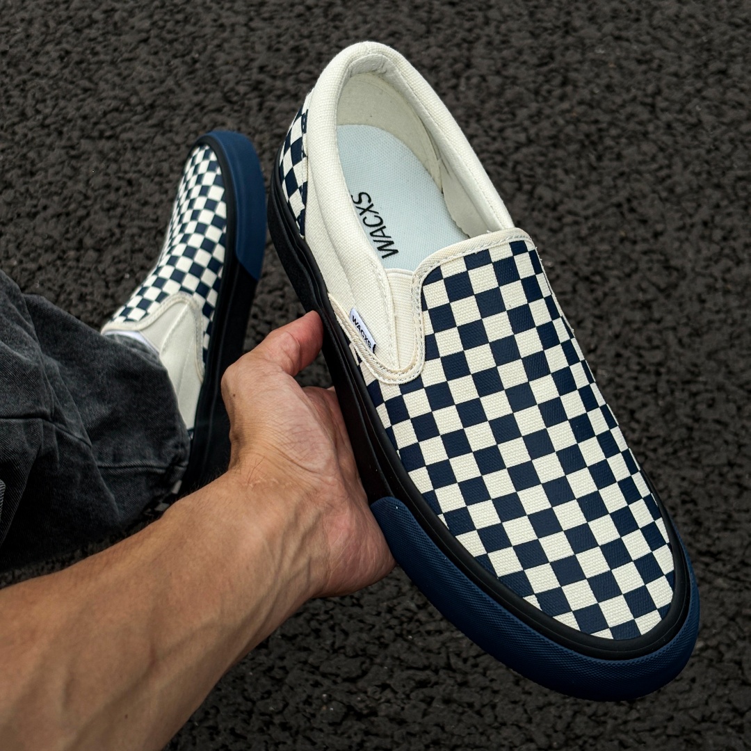 Blue‑White Checkerboard Slip‑o - Adidas Shoes Superstar review and price