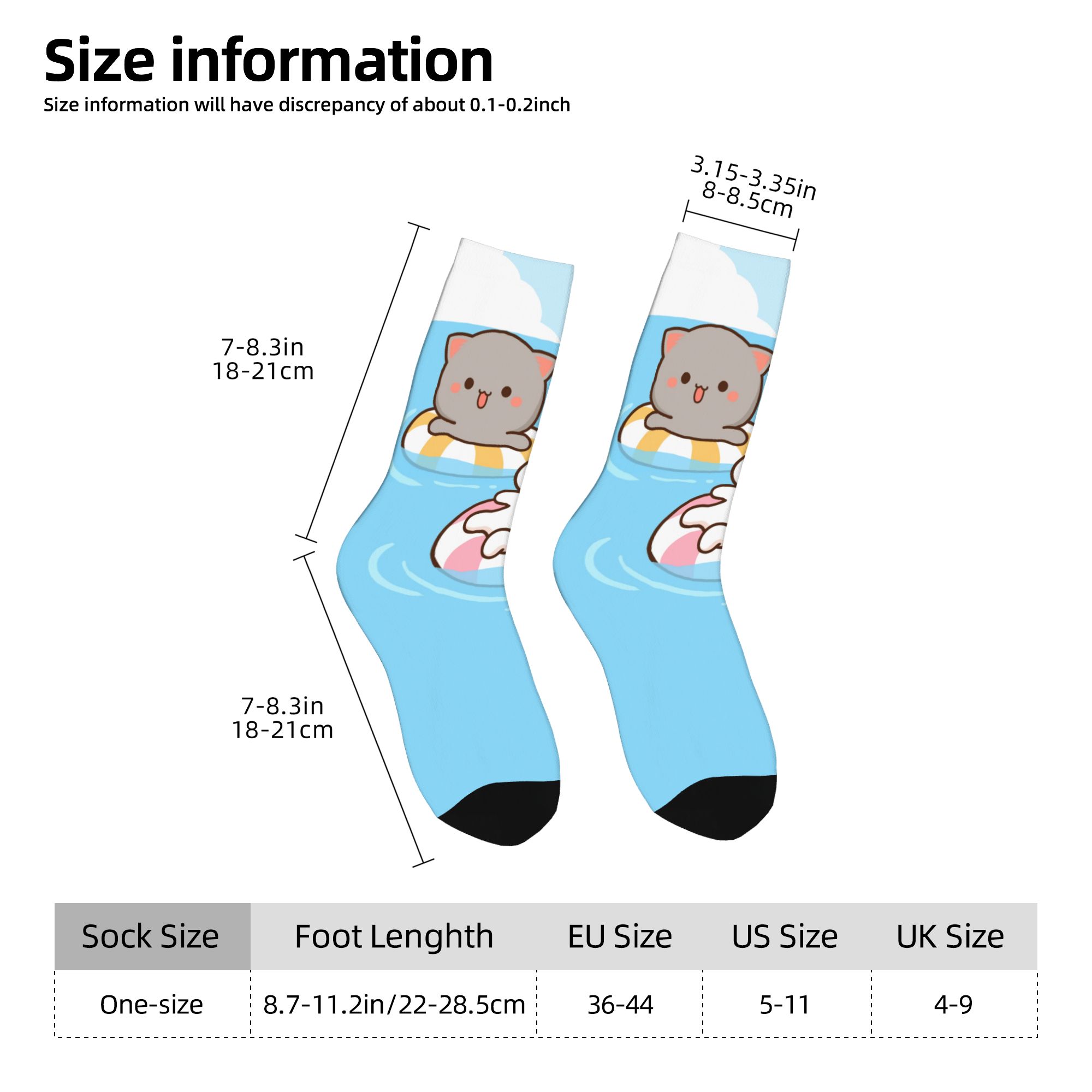Custom Some Cute Gifs Of Mochi - Dress Sock Men review and price
